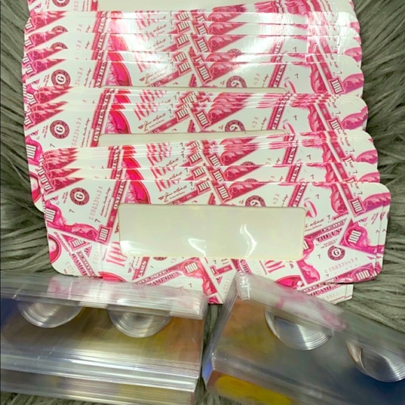 24 Eyelash Cases & Pink money pattern Cover - Picture 2 of 4